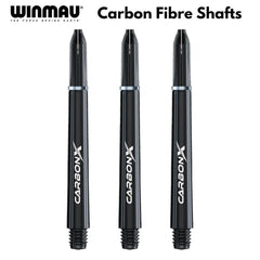 Winmau Carbon X Fibre Reinforced Polymer Shafts - Medium 46mm - FutureDart