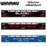 Winmau dart launch line Oche Line self-adhesive - BLADE 6- Man Cave - PDC