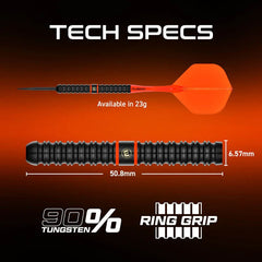 Winmau Emma Paton Edit 90% Tungsten Steeldarts 23g - FutureDart