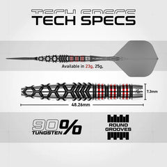 Winmau Fornax Switch Point Darts - Torpedo Steeldarts 23g, 25g - 23g - FutureDart