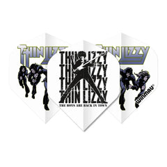Winmau Rock Legends Vol. 3 Dart Flights - Thin Lizzy White - FutureDart