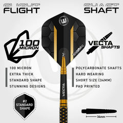 Winmau Team 360 Bradley van der Velden Steeldarts 22g - FutureDart
