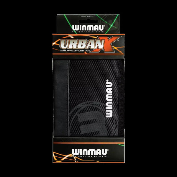 Étui à Fléchettes Winmau Urban-X – Double Fermeture éclair, 24 Compartiments, Compatible Avec 3 Jeux Complets, Micro-mesh Résistant – 18 X 10,7 X 5 Cm