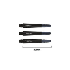 Winmau Vecta Shaft - Black - Intermediate 37 mm - FutureDart