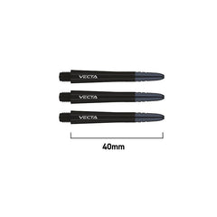 Winmau Vecta Shaft - Black - Medium 40 mm - FutureDart