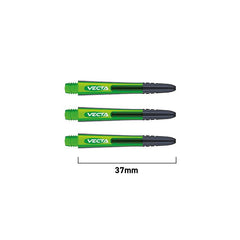 Winmau Vecta Shaft - Green - Intermediate 37 mm - FutureDart