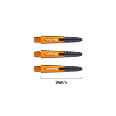 Winmau Vecta Shaft - Orange - Short 34 mm - FutureDart
