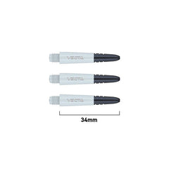 Winmau Vecta Shaft - White - Short 34 mm - FutureDart