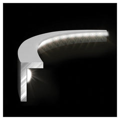 Winmau Plasma ICE Dartboard LED Beleuchtung & Grey/White Pro - Line Surround Bundle - FutureDart