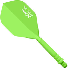 XQ Max Fenix Flight und Schaftsystem - Short 22mm - Green - FutureDart