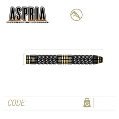 Rzutki stalowe Winmau Aspria 1 22g, 24g