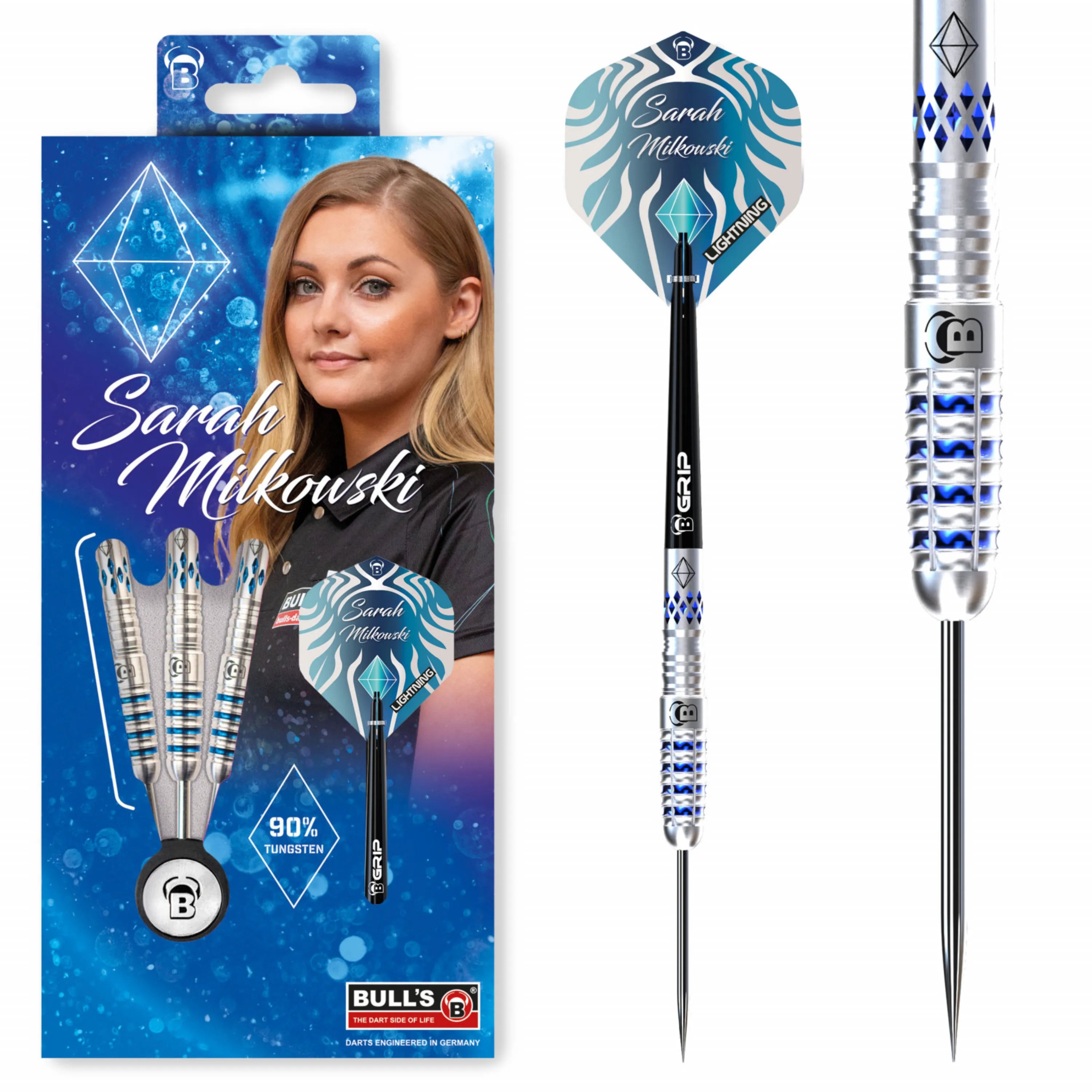 Bulls Sarah Milkowski Steeldarts 22g