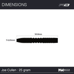 Winmau Joe Cullen Steeldarts 21g, 23g, 25g