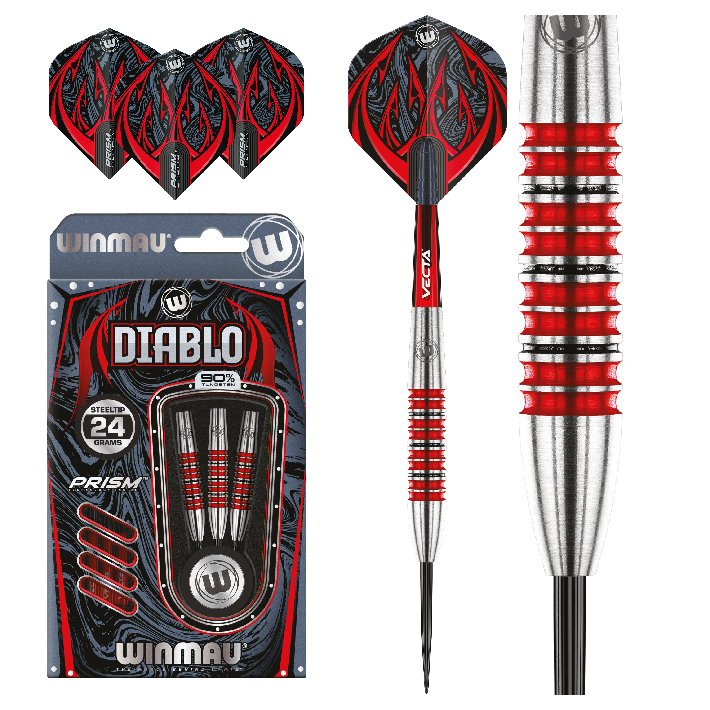 Winmau Diablo Torpedo Steeldarts 24g, 26g, 28g