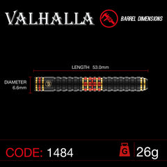 Winmau Valhalla Steeldarts 22g, 24g, 26g