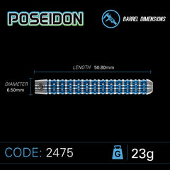 Winmau Poseidon Steeldarts 23g, 24g, 25g