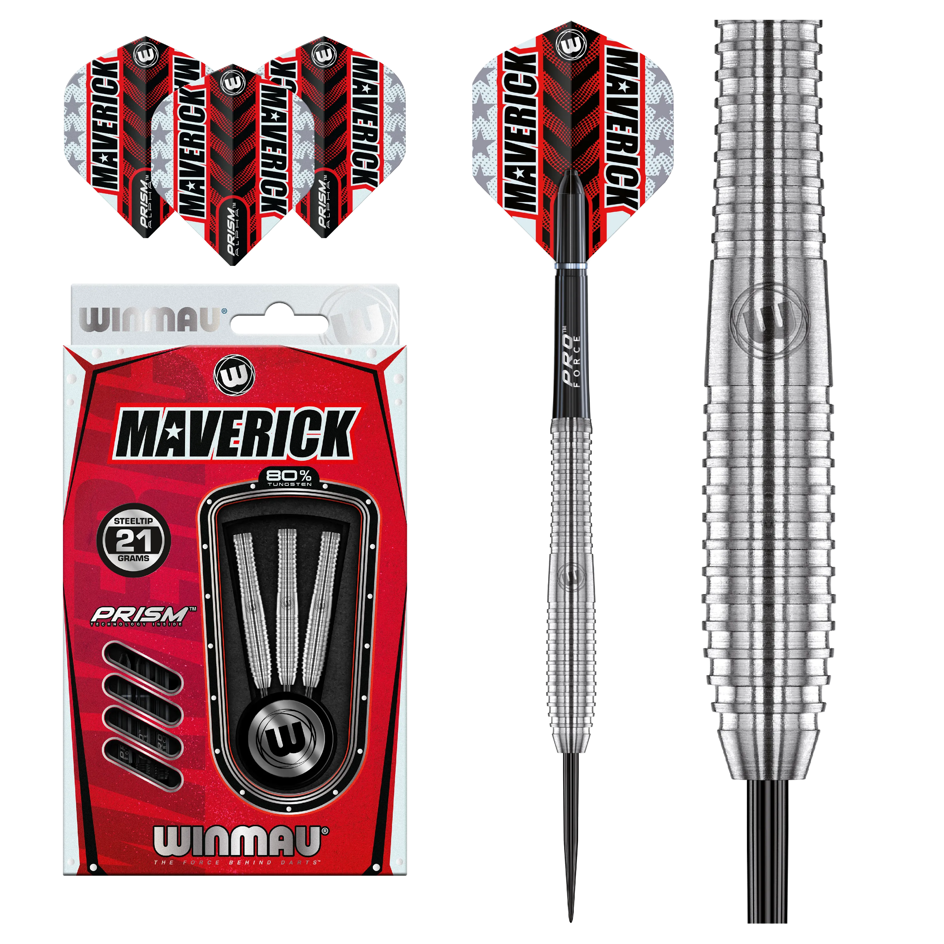 Winmau Maverick Steeldarts 21g, 22g, 23g, 24g, 25g