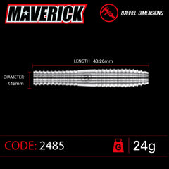Winmau Maverick Steeldarts 21g, 22g, 23g, 24g, 25g
