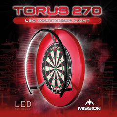 MISSION Torus 270 degree dartboard lighting LED