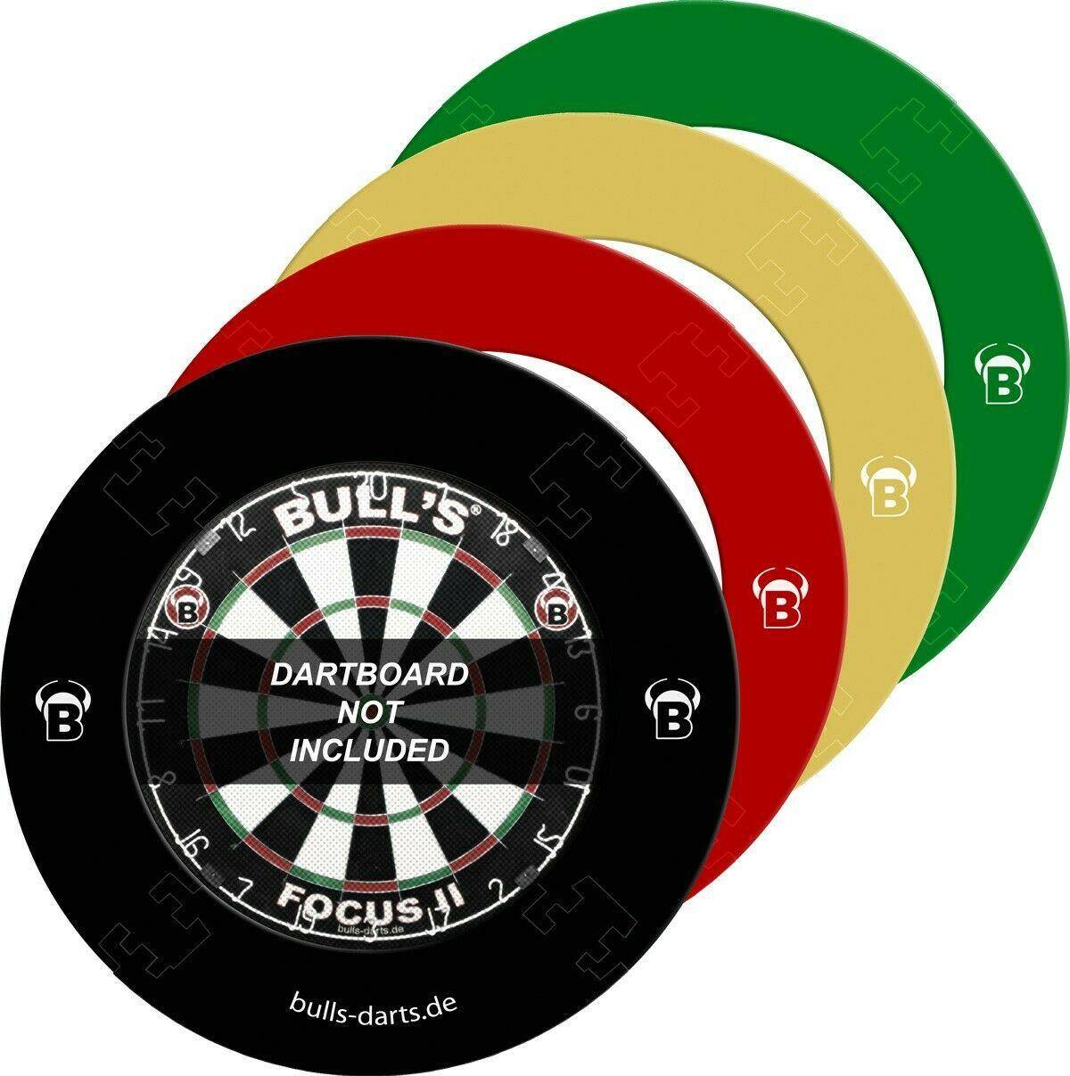 Bulls Quarterback EVA Dart Board Surround black, red, cream, green