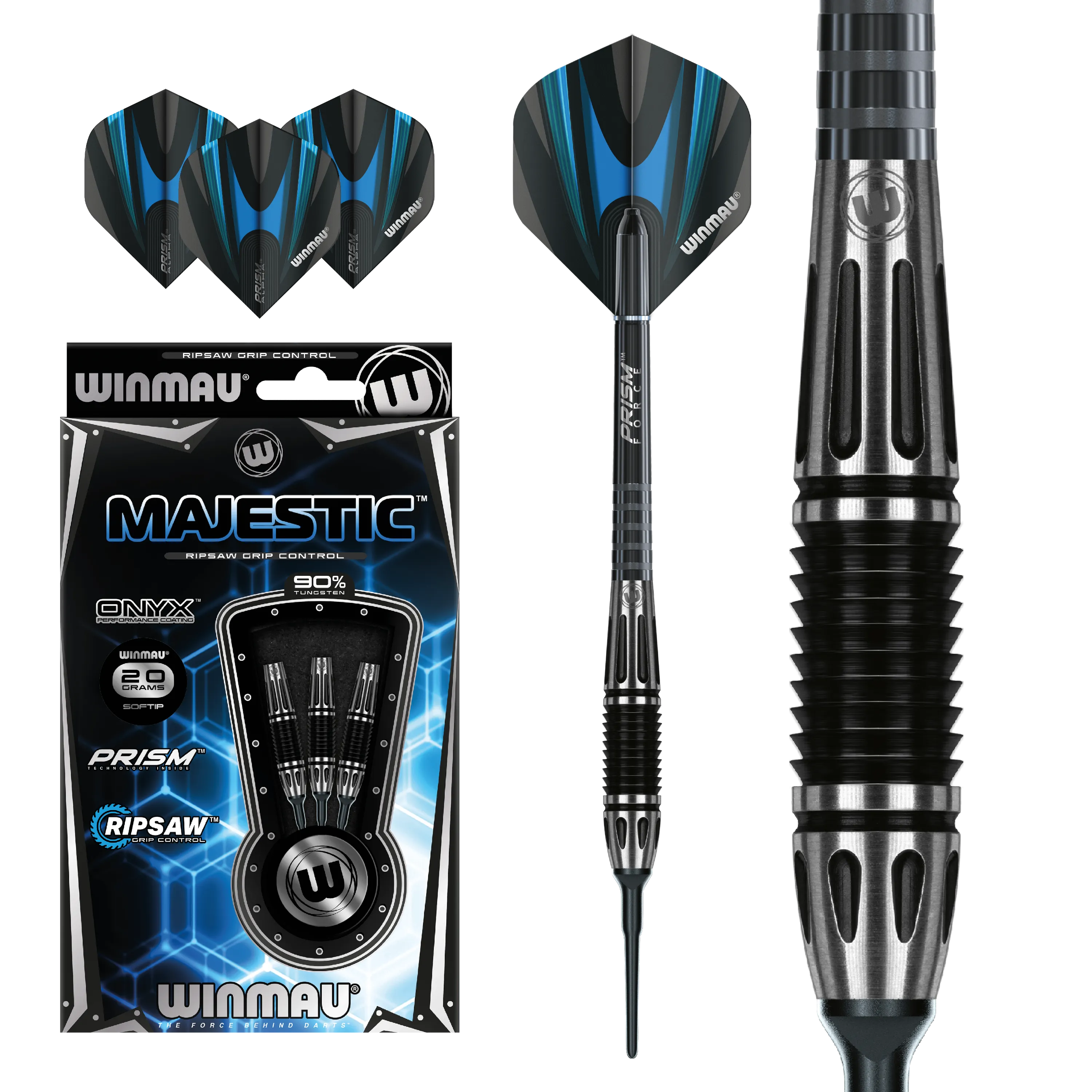Miękkie rzutki Winmau Majestic 20g, 22g