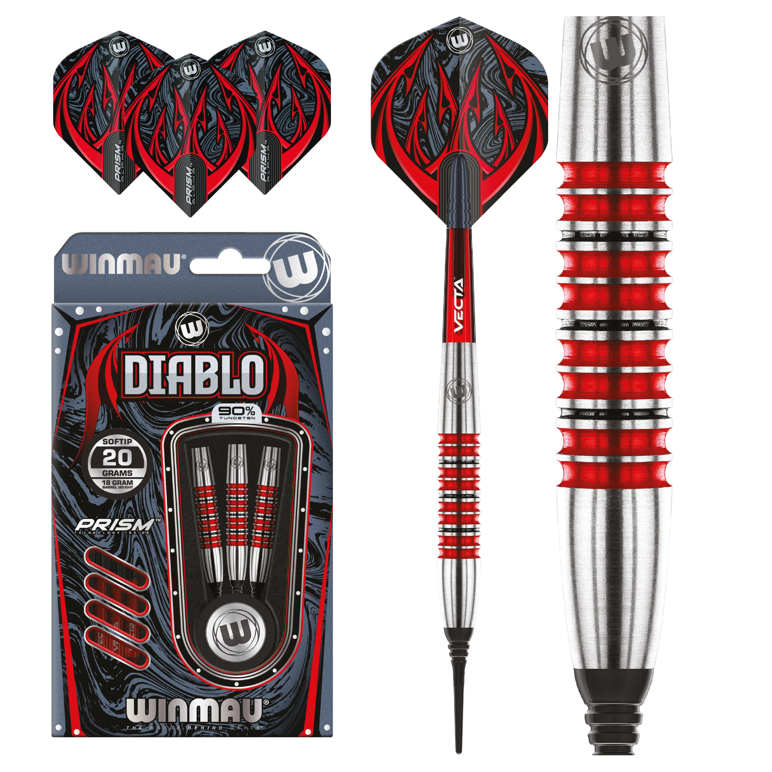 Winmau Diablo Torpedo Softdarts 20g