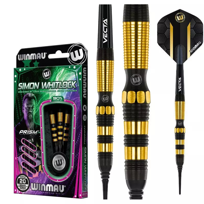 Winmau Simon Whitlock Onyx Au Special Edition Softdarts 20g