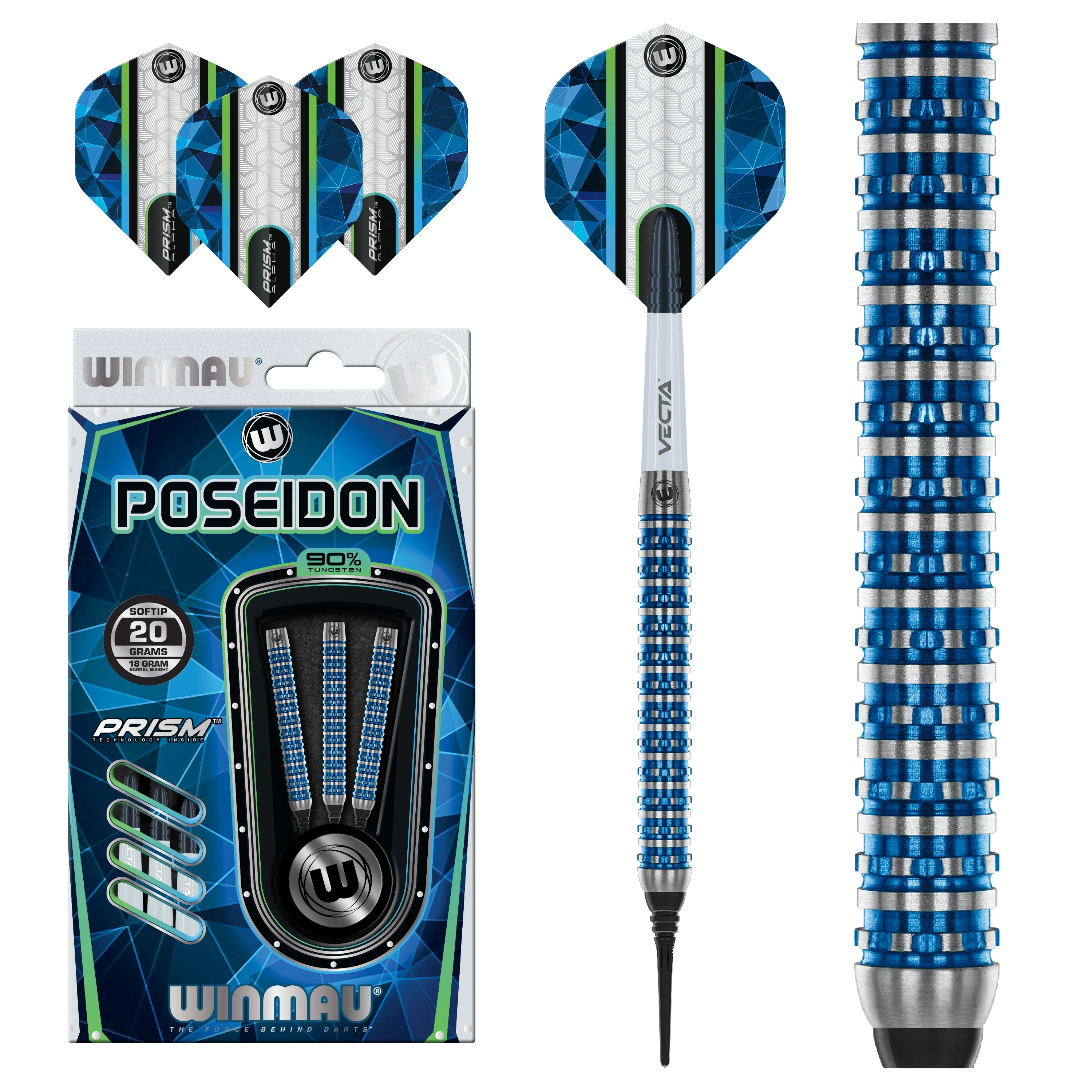 Miękkie rzutki Winmau Poseidon 20g