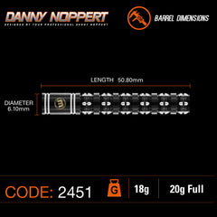 Winmau Danny Noppert Freeze Edition Softdarts 20g