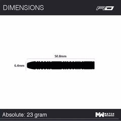 Winmau Michael Van Gerwen MvG Absolute Steeldarts 22g, 23g, 24g