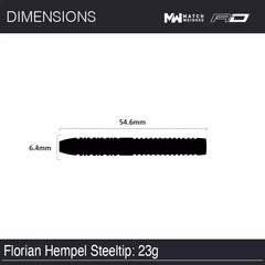 Winmau Florian Hempel Steeldarts 23g