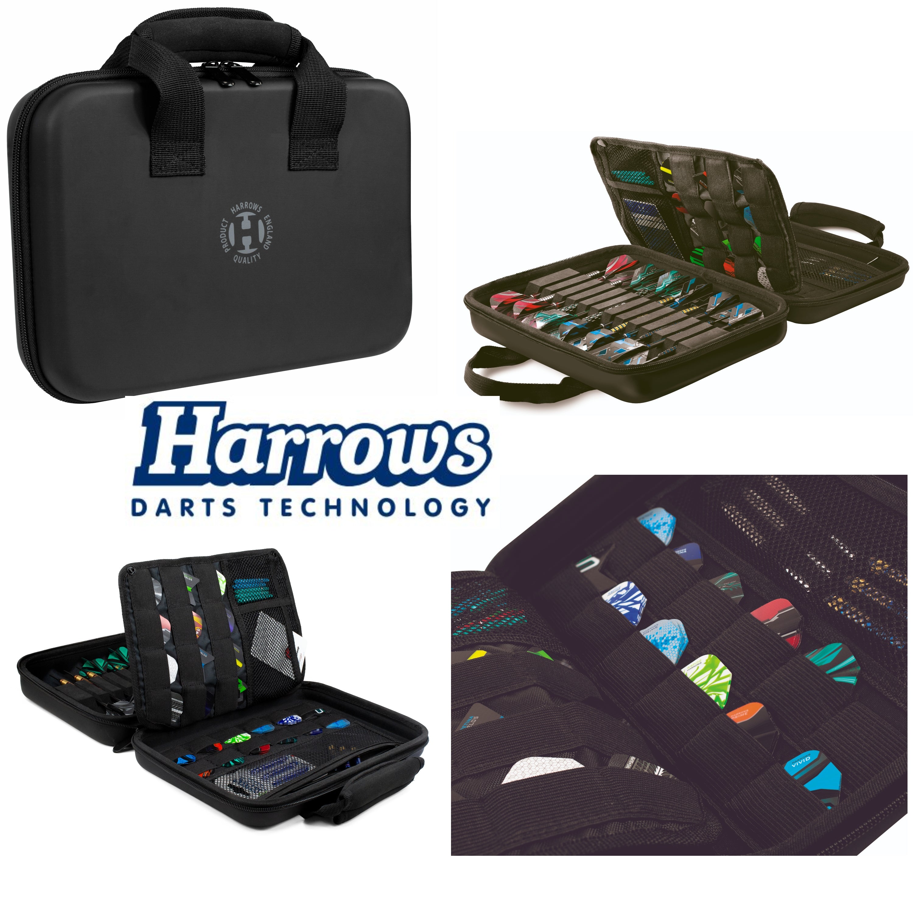 Harrows Imperial dart case dart case dart bag dart box black