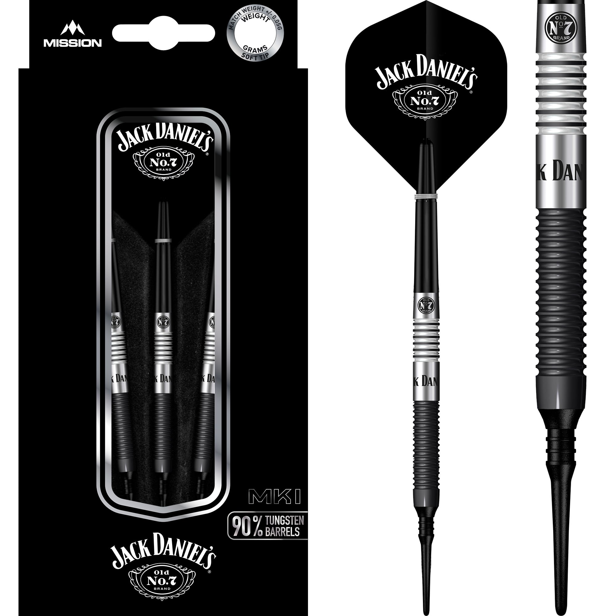Mission Jack Daniels soft darts 20g