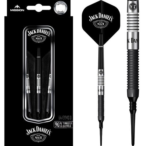 Miękkie rzutki Mission Jack Daniels 20g