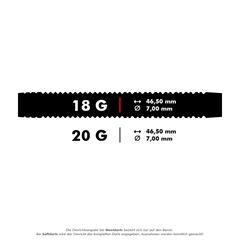 Miękkie rzutki Mission Nero Model 1 18g, 20g