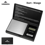 Mission Quark pocket scale for determining the weight of darts