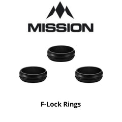 Mission F-Lock Rings Aluminium Schaftringe Flight Ringe Slot Lock