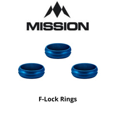 Mission F-Lock Rings Aluminium Schaftringe Flight Ringe Slot Lock