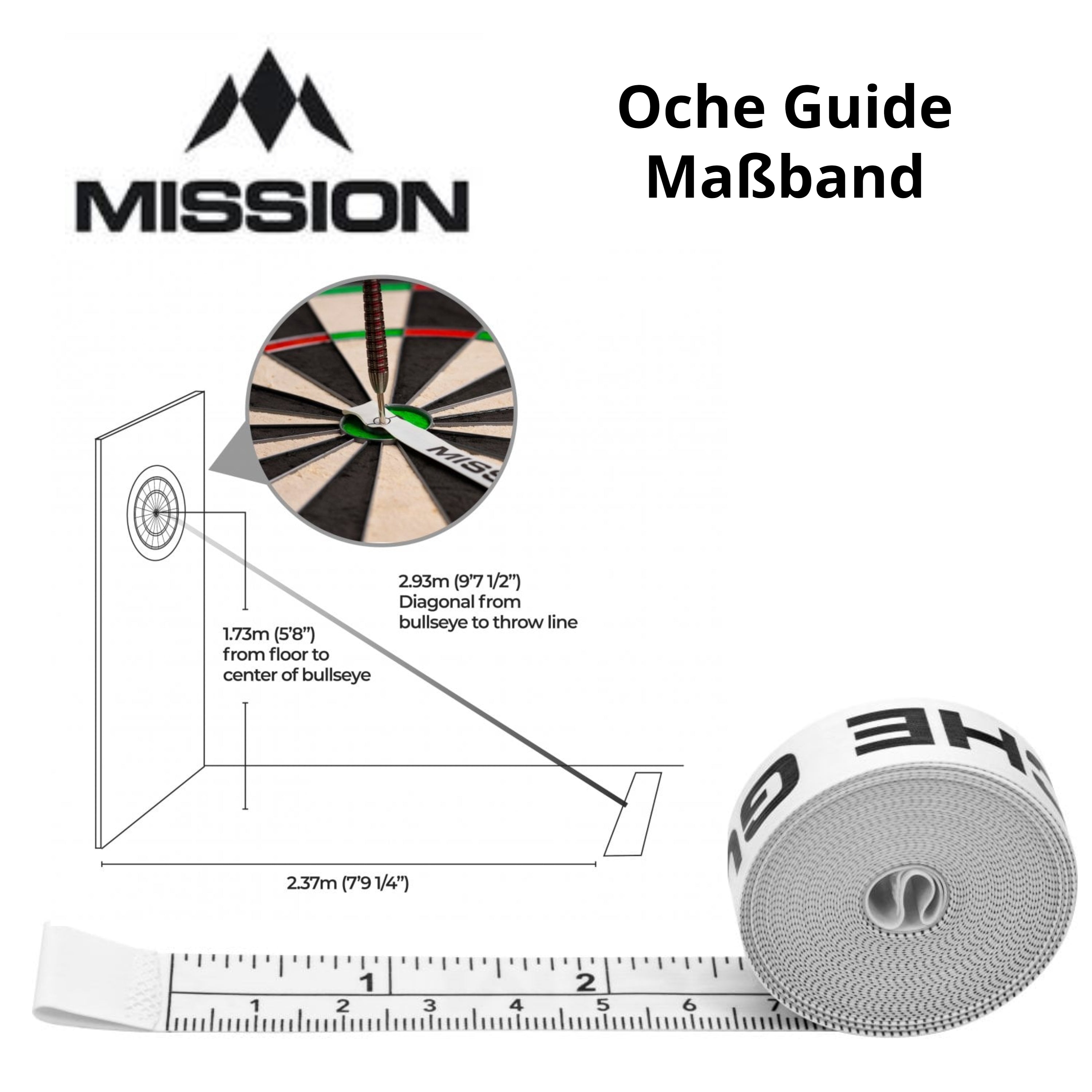 Miernik odległości z przewodnikiem Mission Oche