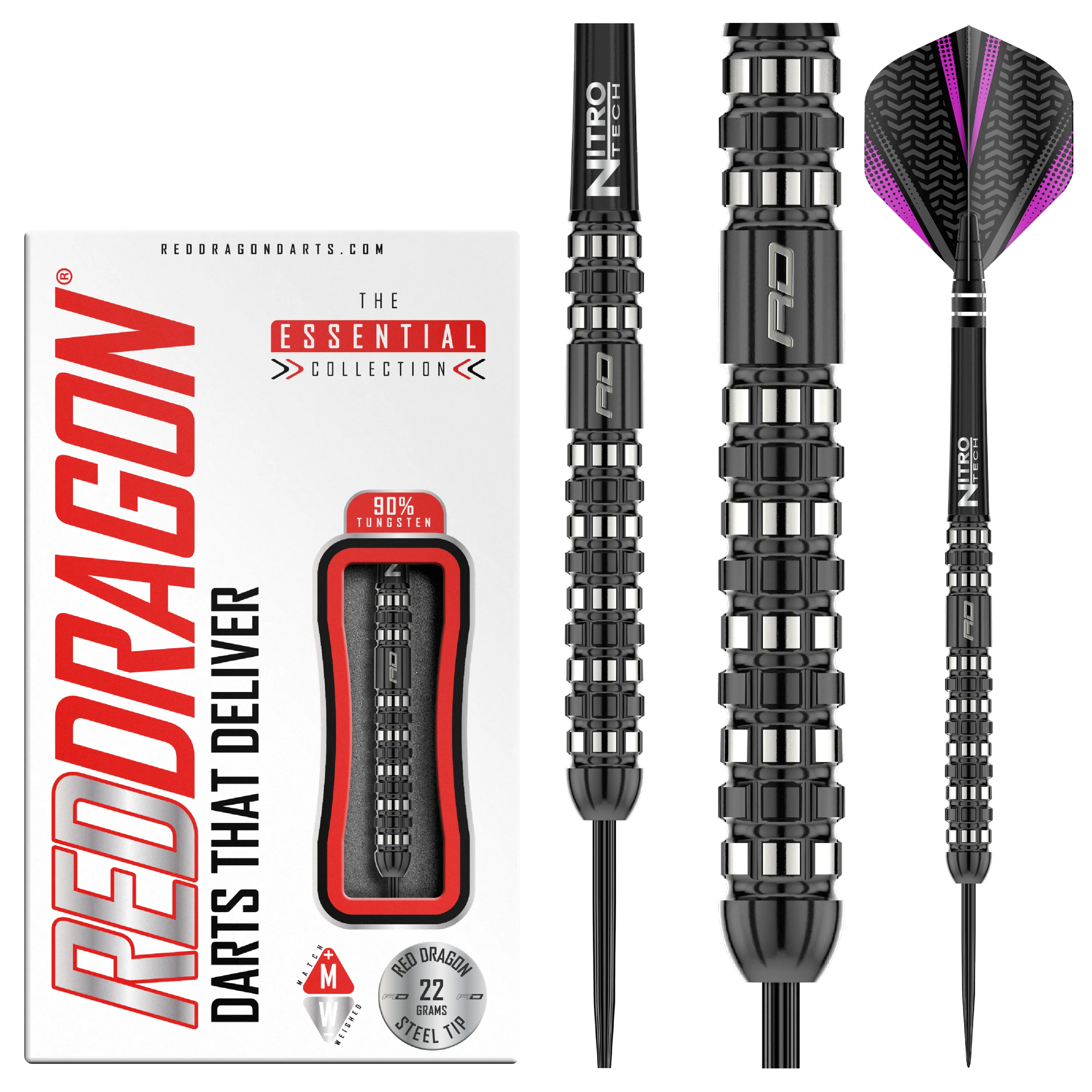 Red Dragon Rogue steel darts 22g, 24g, 26g