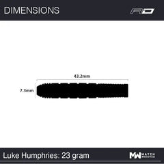 Red Dragon Luke Humphries Steeldarts 23g