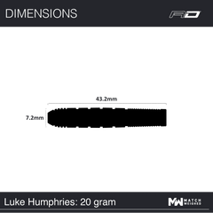 Red Dragon Luke Humphries Softdarts 20g