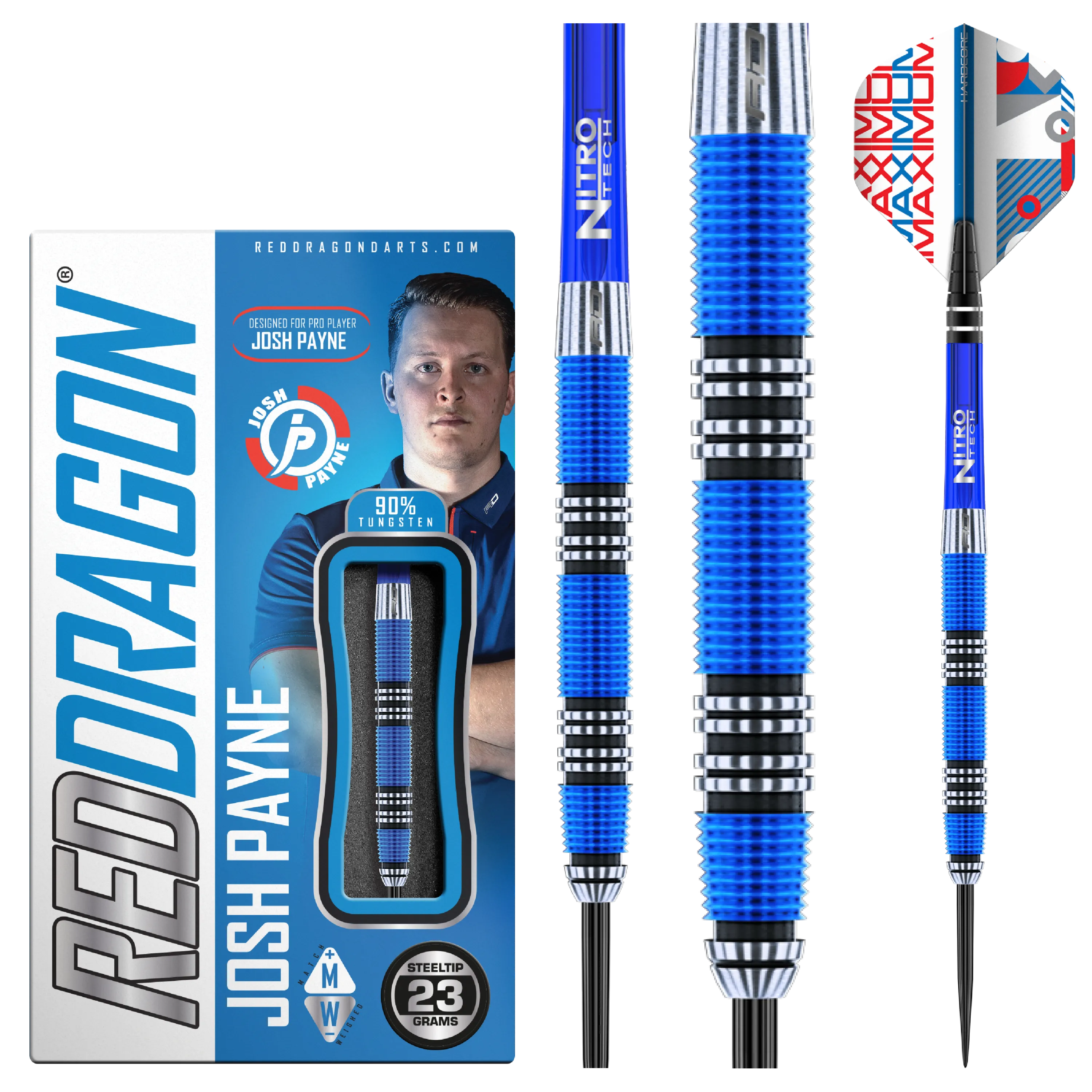 Steeldarts Red Dragon Josh Payne 23g