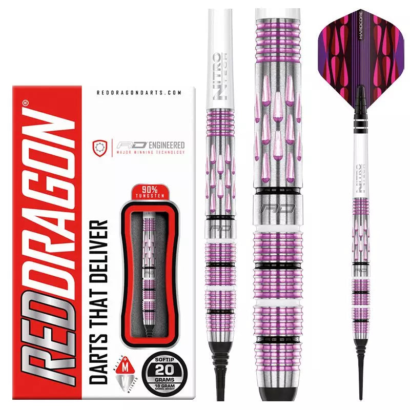 Red Dragon Artura Shocking Pink Softdarts 20g