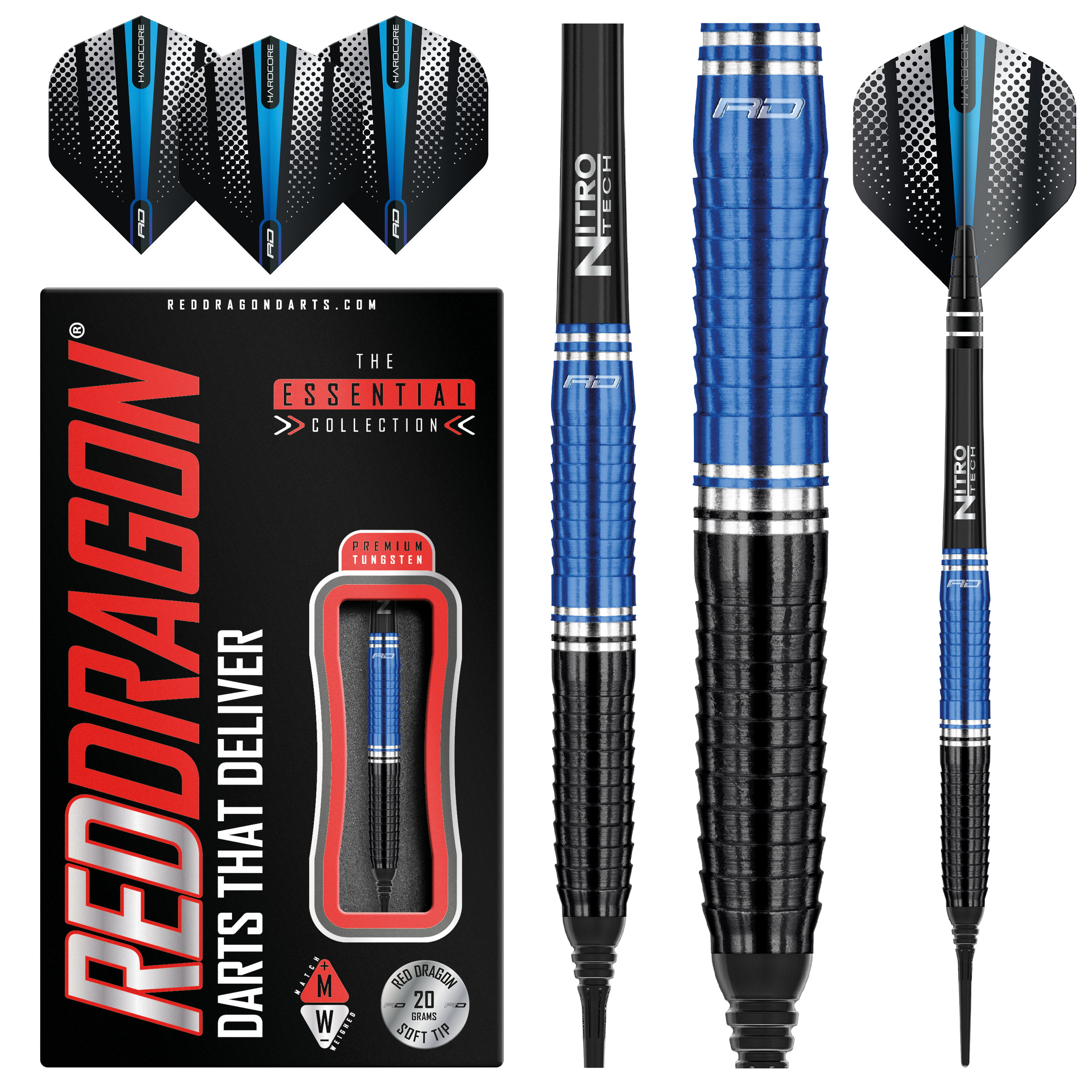 Red Dragon Razor Edge ZX-3 Softdarts 20g