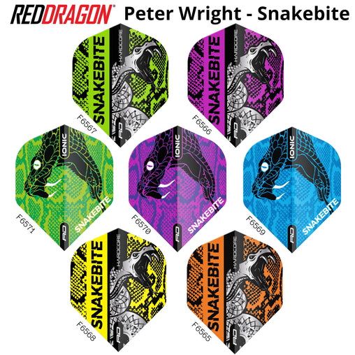 Red Dragon Ionic - Hardcore Peter Wright - Snakebite Flights