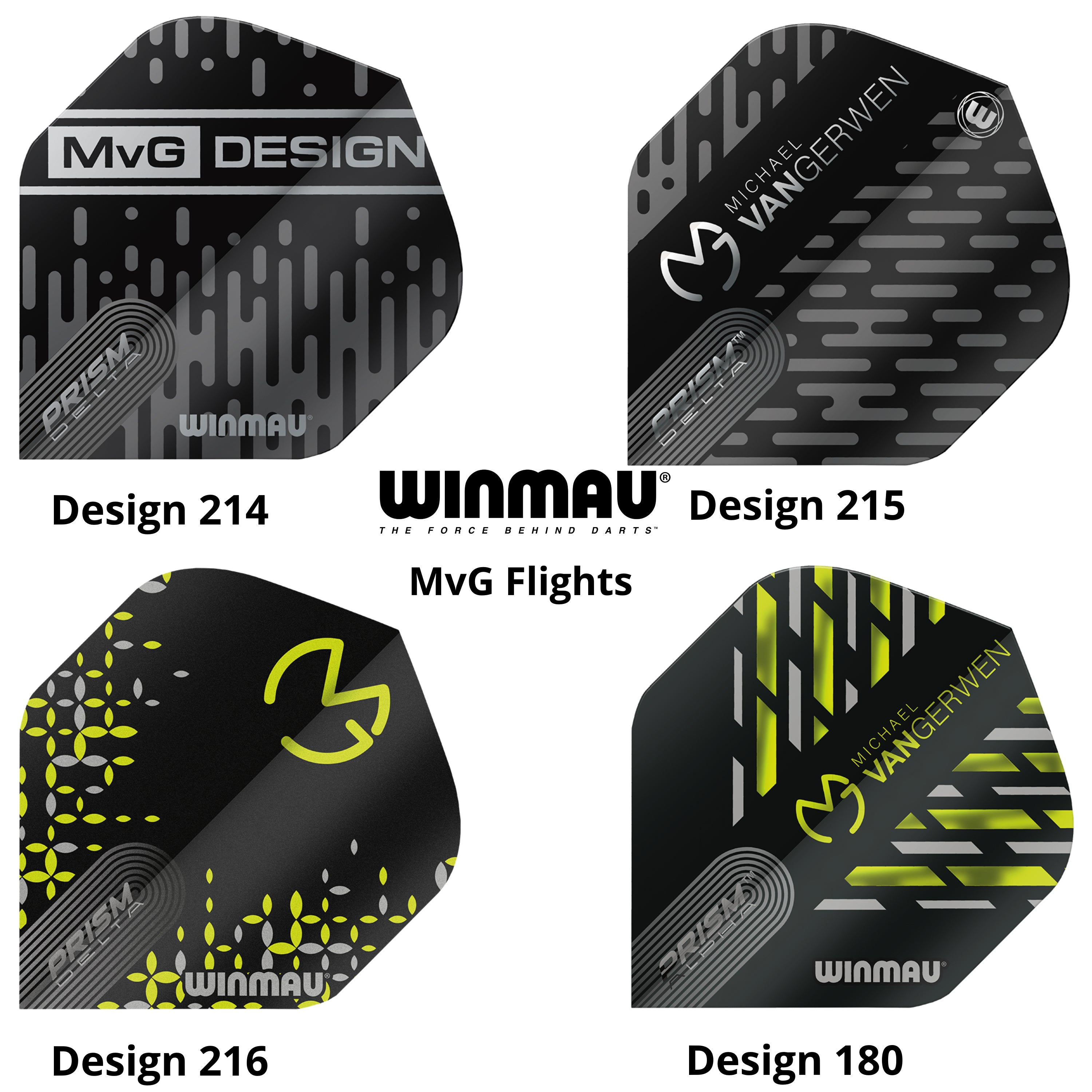 Winmau Prism Alpha MvG Michael van Gerwen Standard Flights