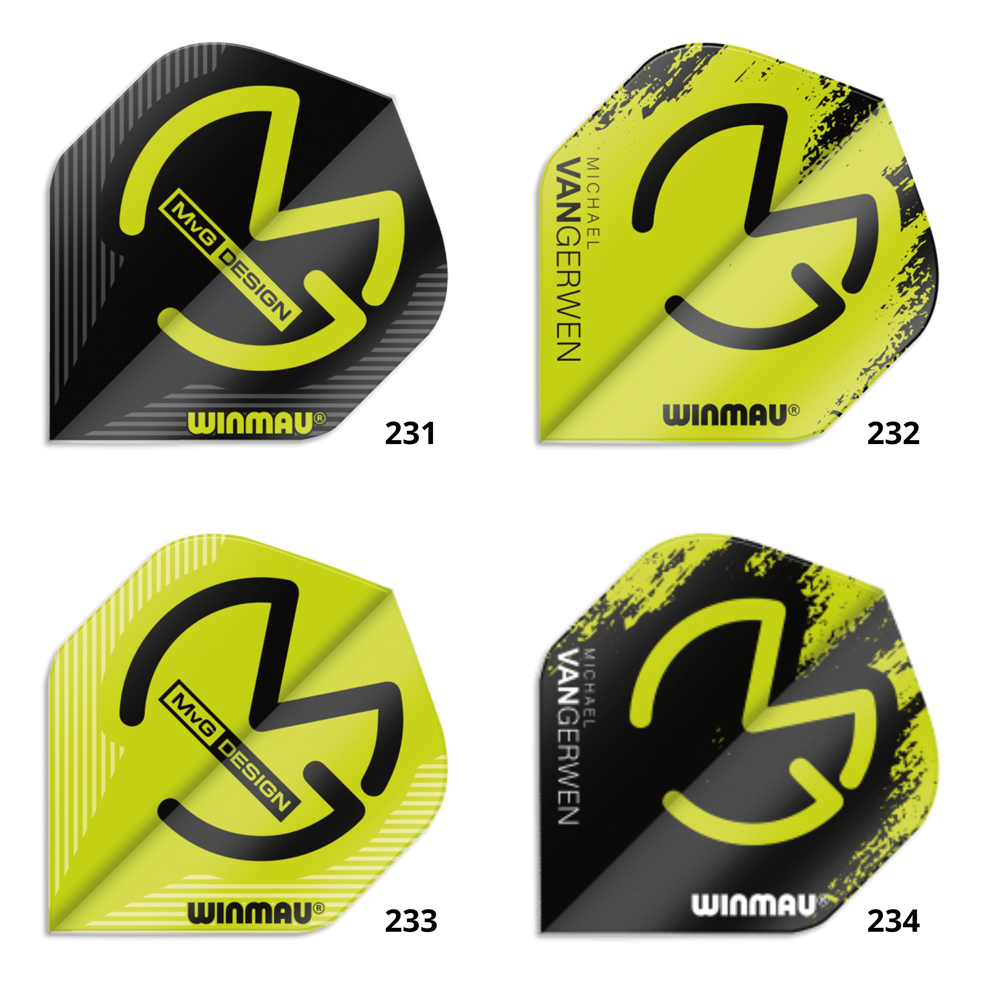 Winmau Mega MvG Michael van Gerwen Flights