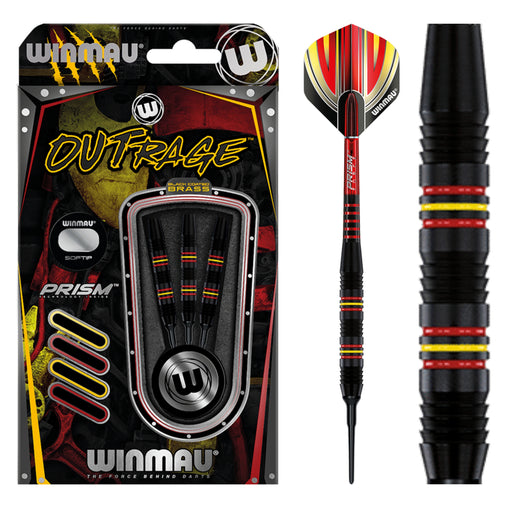 Miękkie rzutki Winmau Outrage V2 18g