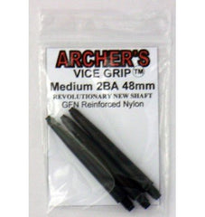 Archers Vice Grip Nylon Shafts - Schwarz - Medium 48 mm - FutureDart